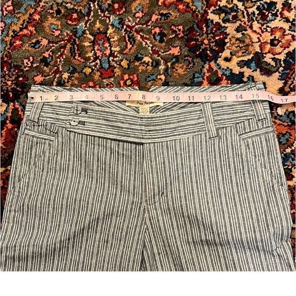 NWT Free People Pinstriped Flare Trousers size 4 - Picture 11 of 16